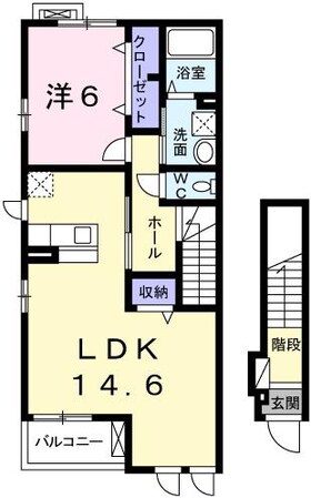 クラールの物件間取画像